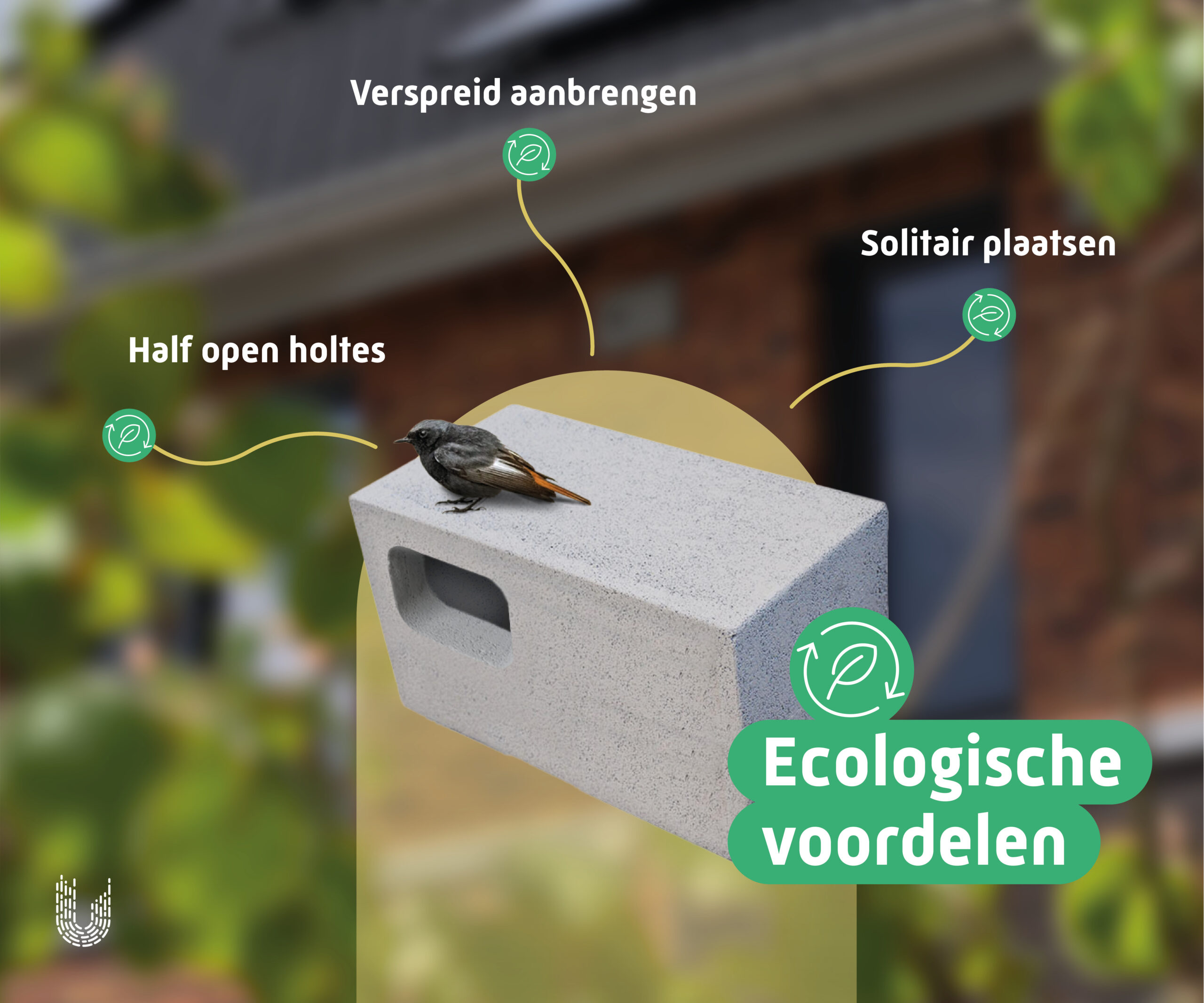 HOP1 | Halfopen nestkast