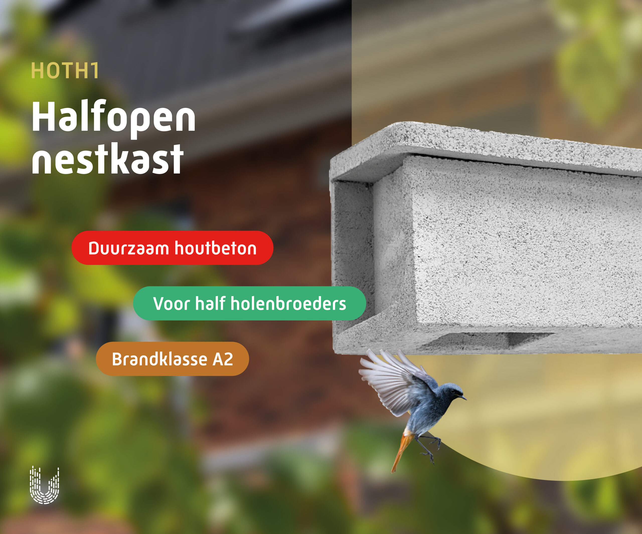 HOTH1 | Halfopen nestkast