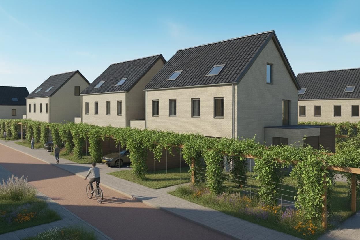 Biodiverse Groengevel Netsysteem