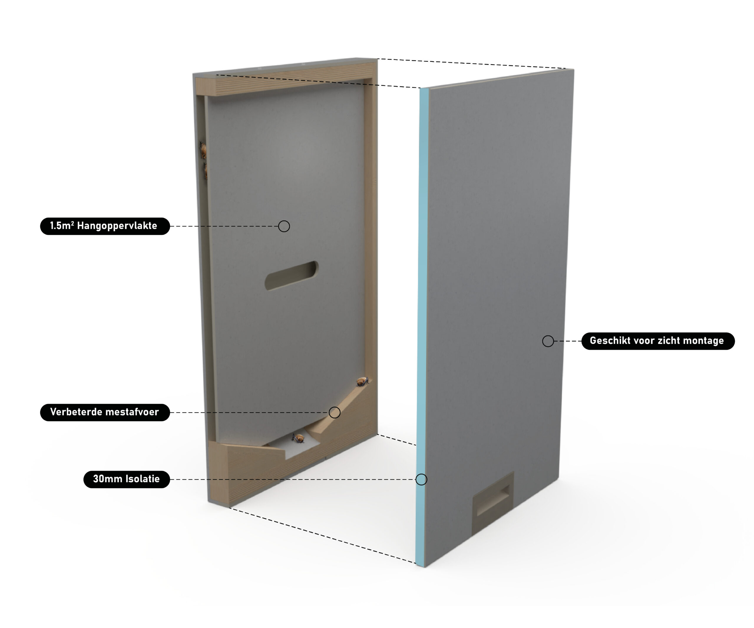 VMPW2u | Vleermuis wintermodule